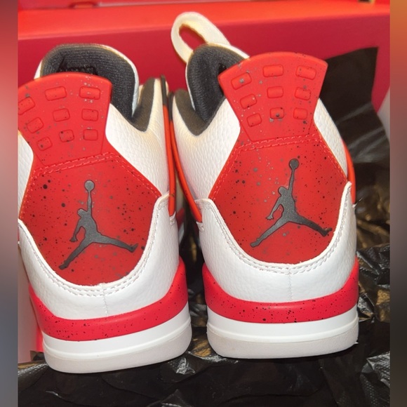 Nike Air Jordan 4 Retro Red Cement Men's Size 7 - Picture 4 of 4